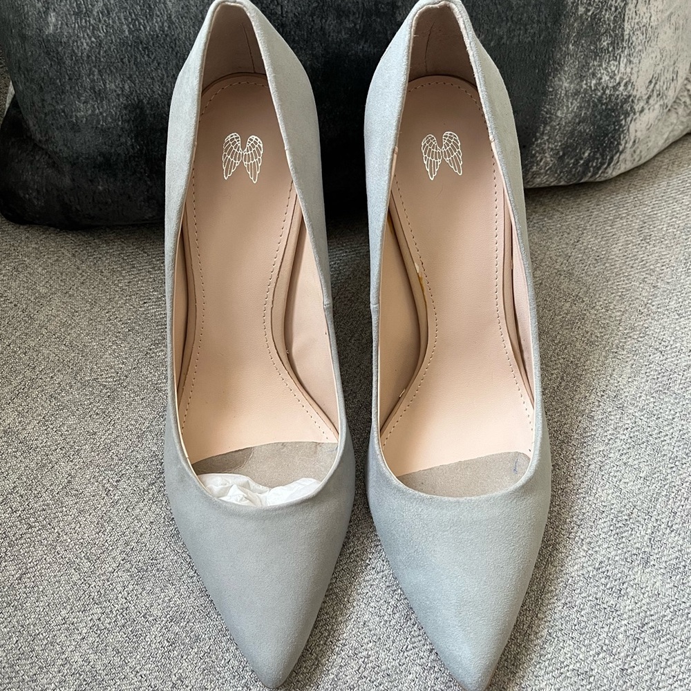 V.S Elegant Gray Women's Pumps